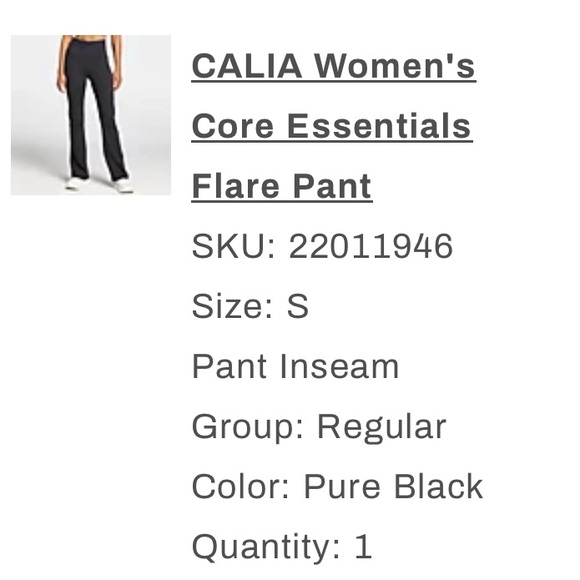 DICKS NWT CALIA Carrie underwood Women's Core Essential Flare Pant
SIZE SMALL - Picture 4 of 4